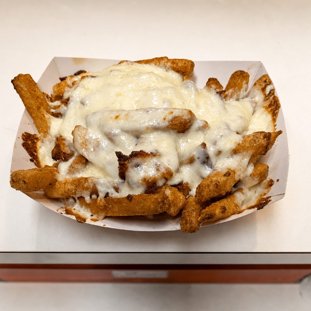 Bacon & Ranch Mozz Cheese Fries.